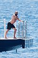 sting does shirtless stretches in cannes 01