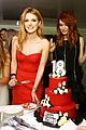 bella thorne 18th bday party friends red dress 04