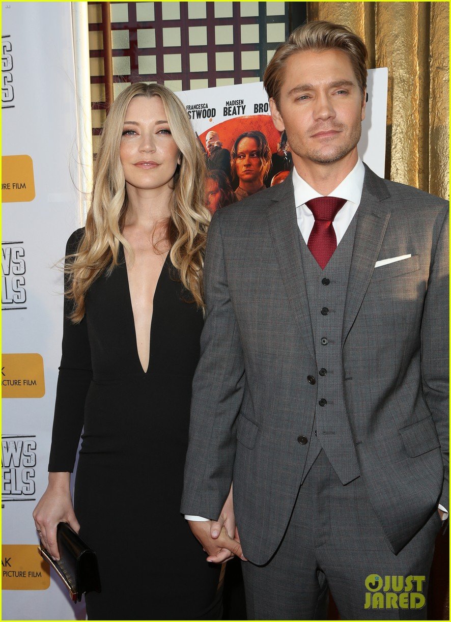 chad michael murray gets support from awesome wife sarah roemer at outlaws angels 023705240