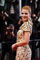jessica chastain makes a dramatic entrance at cannes01