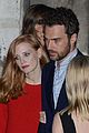 jessica chastain celebrates at pre wedding party with anne hathaway 02