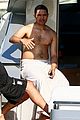 trevor noah goes shirtless on yacht in miami 01