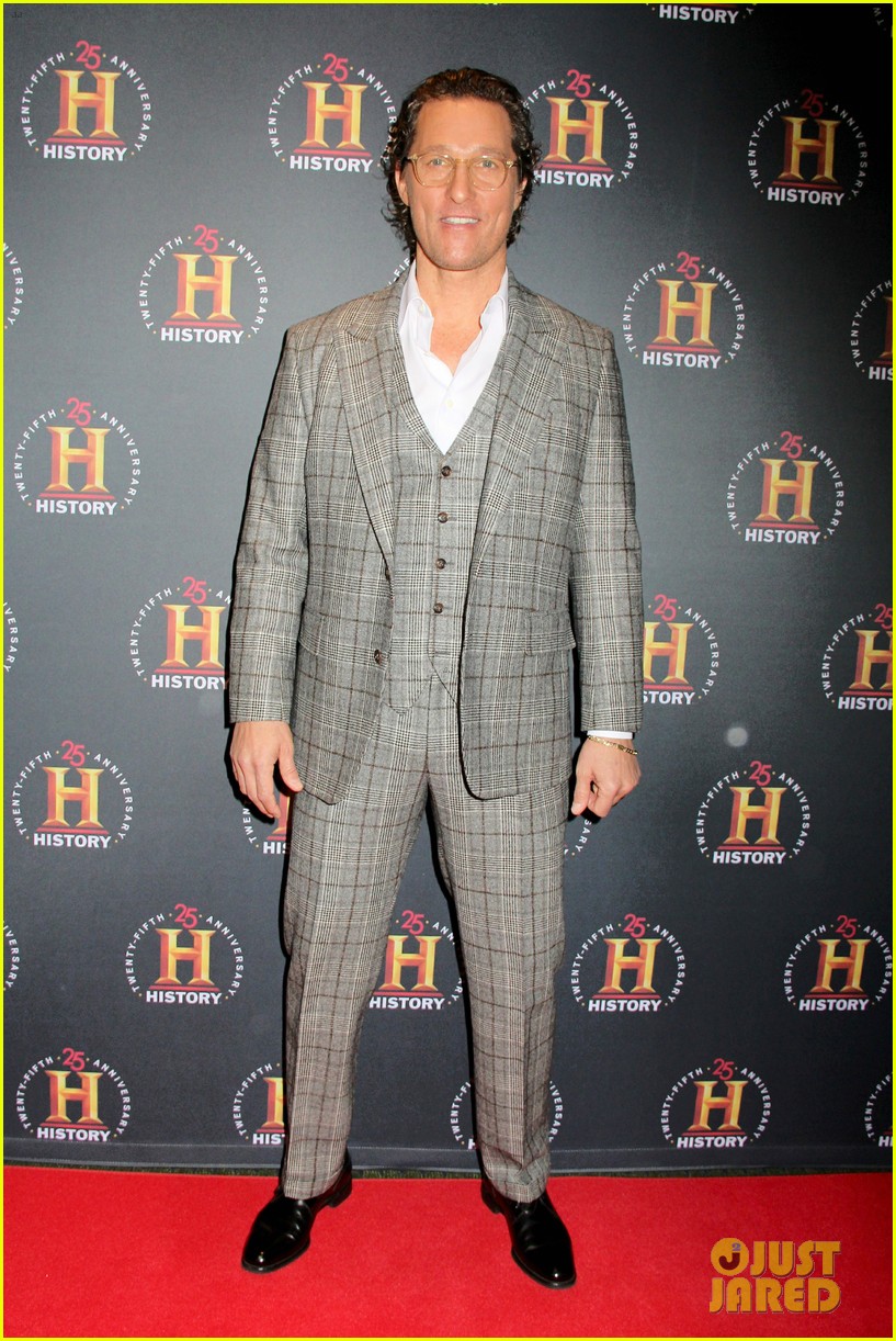 matthew mcconaughey steps out for historytalks event 044444310