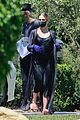 ashlee simpson evan ross wear mask gloves while house hunting 01