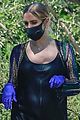 ashlee simpson evan ross wear mask gloves while house hunting 02