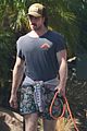 aaron taylor johnson barefoot walk with dogs 04