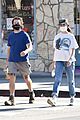 shia labeouf margaret qualley hold hands on hike 01