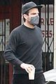 zachary quinto all black picking up lunch 04