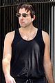 zachary quinto tank shirt for walk in nyc 03