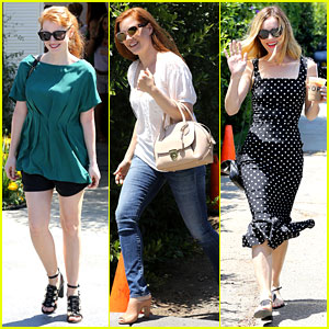 Jessica Chastain & Amy Adams Check Out a Star-Studded Day of Indulgence