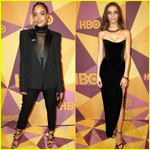 Tessa Thompson & Angela Sarafyan Join 'Westworld' Co-stars at HBO's Golden Globes After Party 2018!