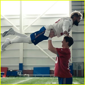 Eli Manning & Odell Beckham Jr.'s 'Dirty Dancing' Super Bowl Commercial 2018 - Watch Now!