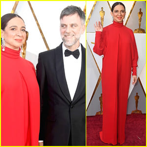 Maya Rudolph Supports Husband Paul Thomas Anderson at Oscars 2018