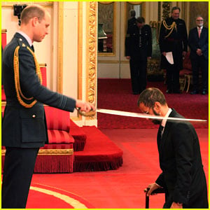 The Beatles' Ringo Starr Gets Knighted by Prince William!
