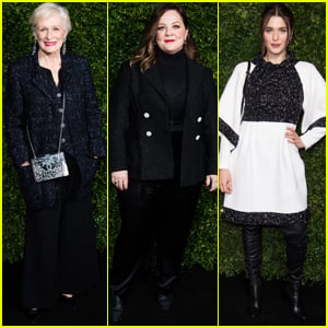 Glenn Close Joins Melissa McCarthy & Rachel Weisz at Chanel's Pre-BAFTA Dinner