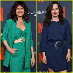 Carla Gugino & Elizabeth Reaser Step Out For 'The Haunting of Hill House' Netflix Event
