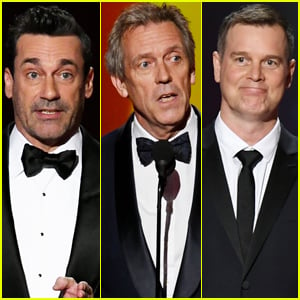 Jon Hamm, Hugh Laurie, & Peter Krause Present Awards During Emmy Awards 2019