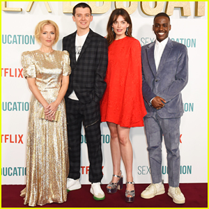 Asa Butterfield, Gillian Anderson & 'Sex Education' Cast Celebrate Season 2 Premiere!