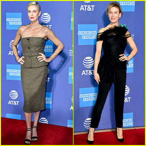 Bombshell's Charlize Theron & Judy's Renee Zellweger Honored at Palm Springs Gala