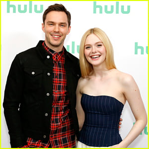 Nicholas Hoult & Elle Fanning Step Out For 'The Great' Panel During Winter TCA