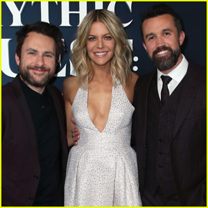 Rob McElhenney is Supported by Kaitlin Olson & Charlie Day at 'Mythic Quest' Premiere!