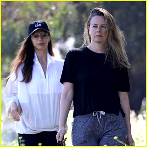 Alicia Silverstone Goes On a Socially Distanced Hike with Westworld's Angela Sarafyan