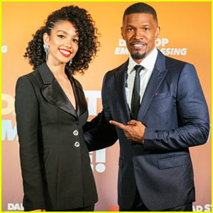 Jamie Foxx & Daughter Corinne Attend the 'Dad Stop Embarrassing Me' Virtual Premiere
