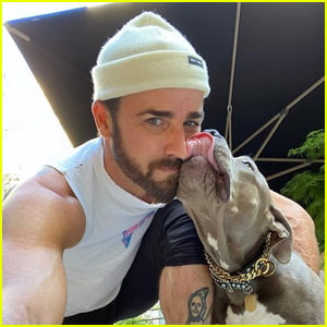 Justin Theroux Shares the Sweetest Message for His Beloved Dog  Kuma!