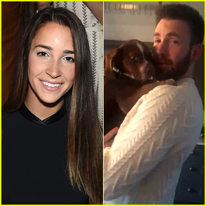 Aly Raisman's Dog Mylo Goes Missing, Chris Evans Supports the Search Efforts