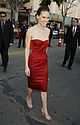 hilary swank asymmetrical red dress 22