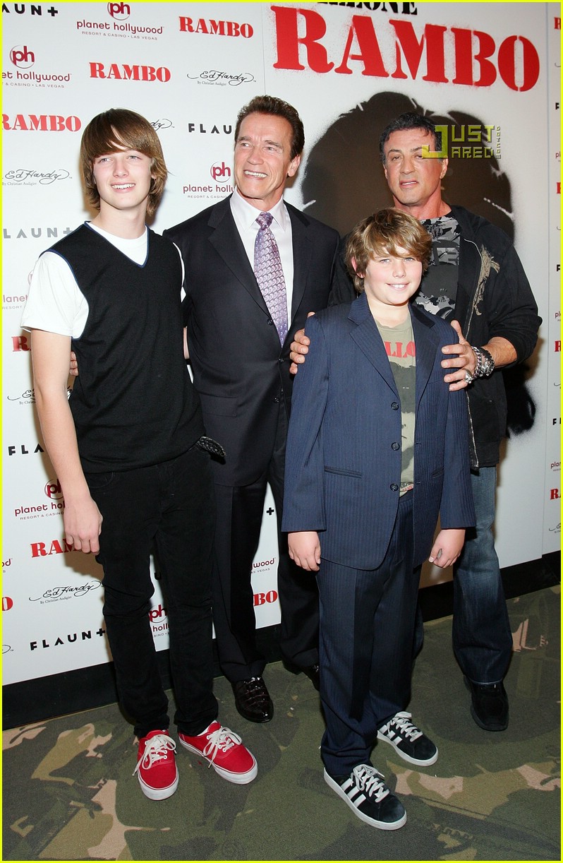 Arnold Schwarzeneggers Sons Hit Hollywood: Photo 882661 | Photos