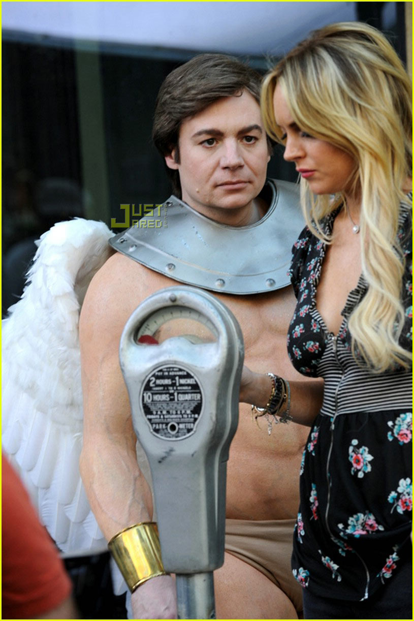 Mike Myers Wears Nude Underwear: Photo 1126331, Lindsay Lohan, Mike Myers,  Shirtless Photos
