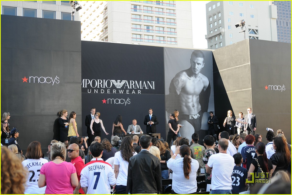David Beckham Gets Tight With Emporio Armani Photo 1211691 Photos
