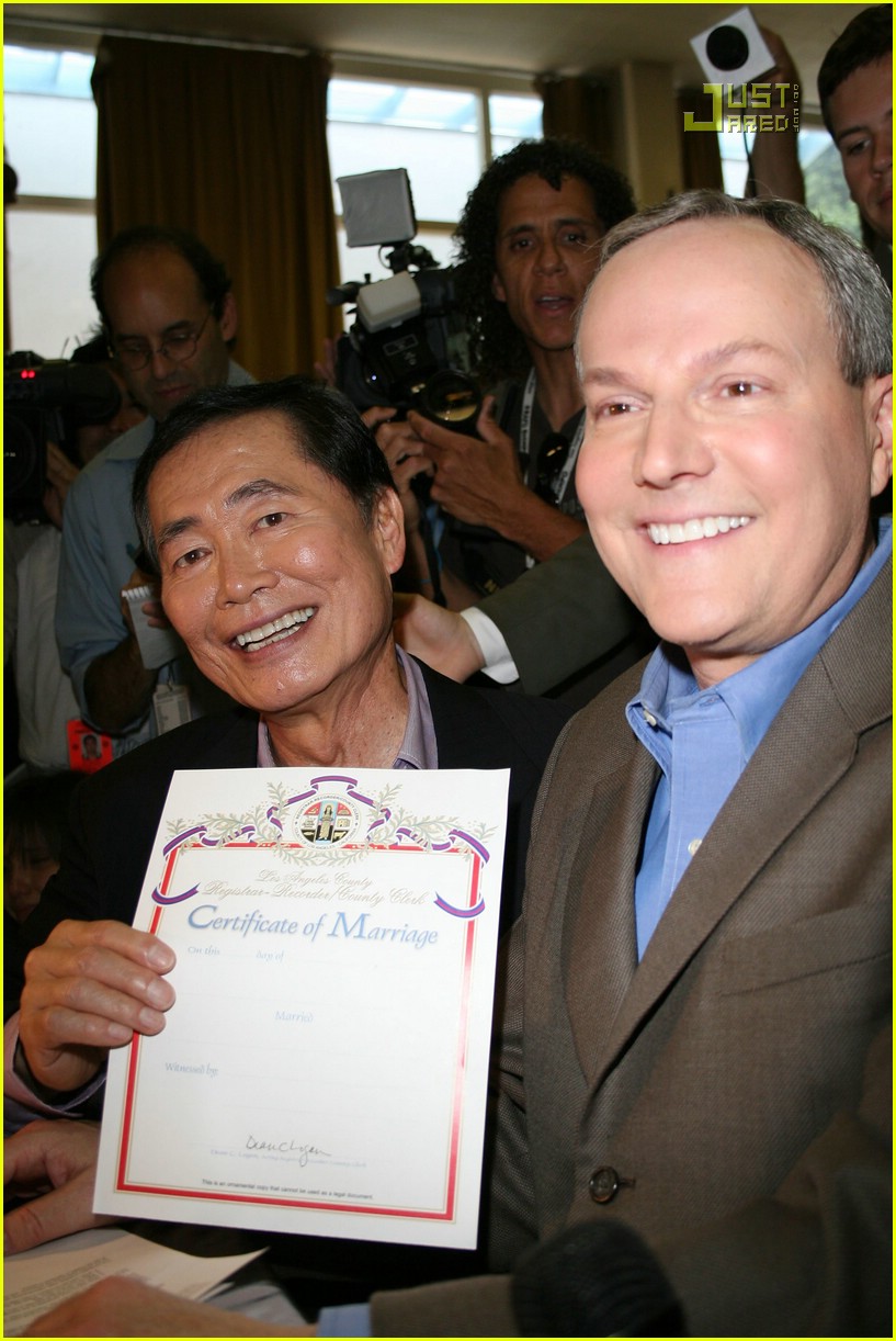 george takei marriage license 101207811