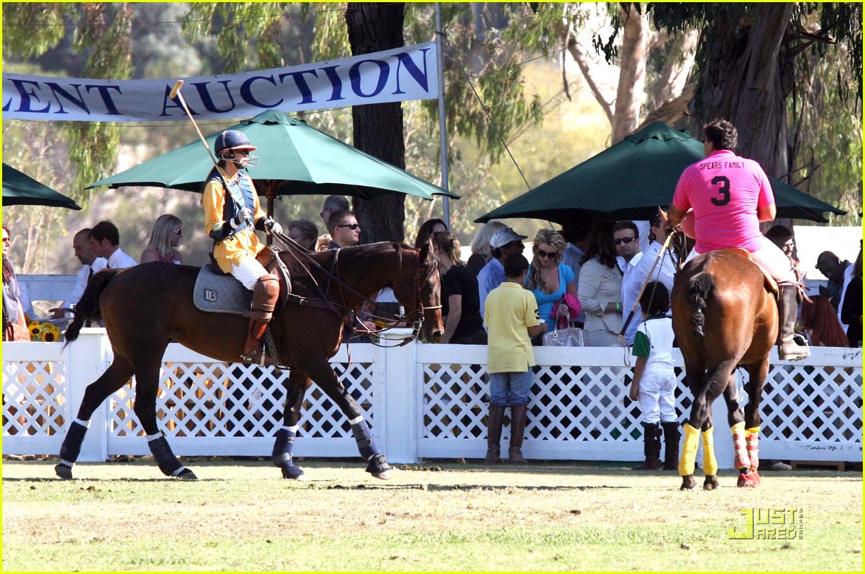 britney spears polo match 06
