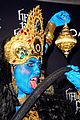 heidi klum blue indian goddess halloween 05