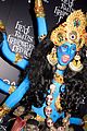 heidi klum blue indian goddess halloween 09