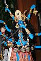 heidi klum blue indian goddess halloween 28