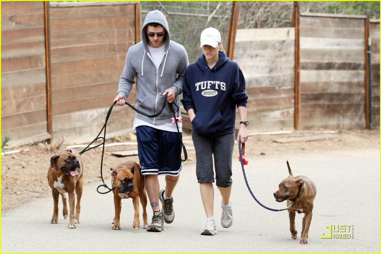 Justin Timberlake & Jessica Biel Dog Walkers Photo 1564991 Jessica