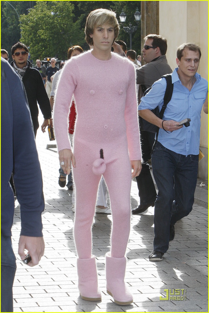 sacha baron cohen pink body suit 212002051