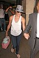 leann rimes lands at the airport 06