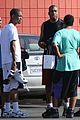 kanye west shoots some hoops 16