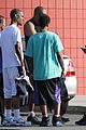 kanye west shoots some hoops 17