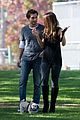 kate beckinsale and her family walk the dog 05
