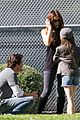 kate beckinsale and her family walk the dog 12