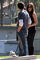 kate beckinsale and her family walk the dog 13