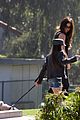 kate beckinsale and her family walk the dog 14