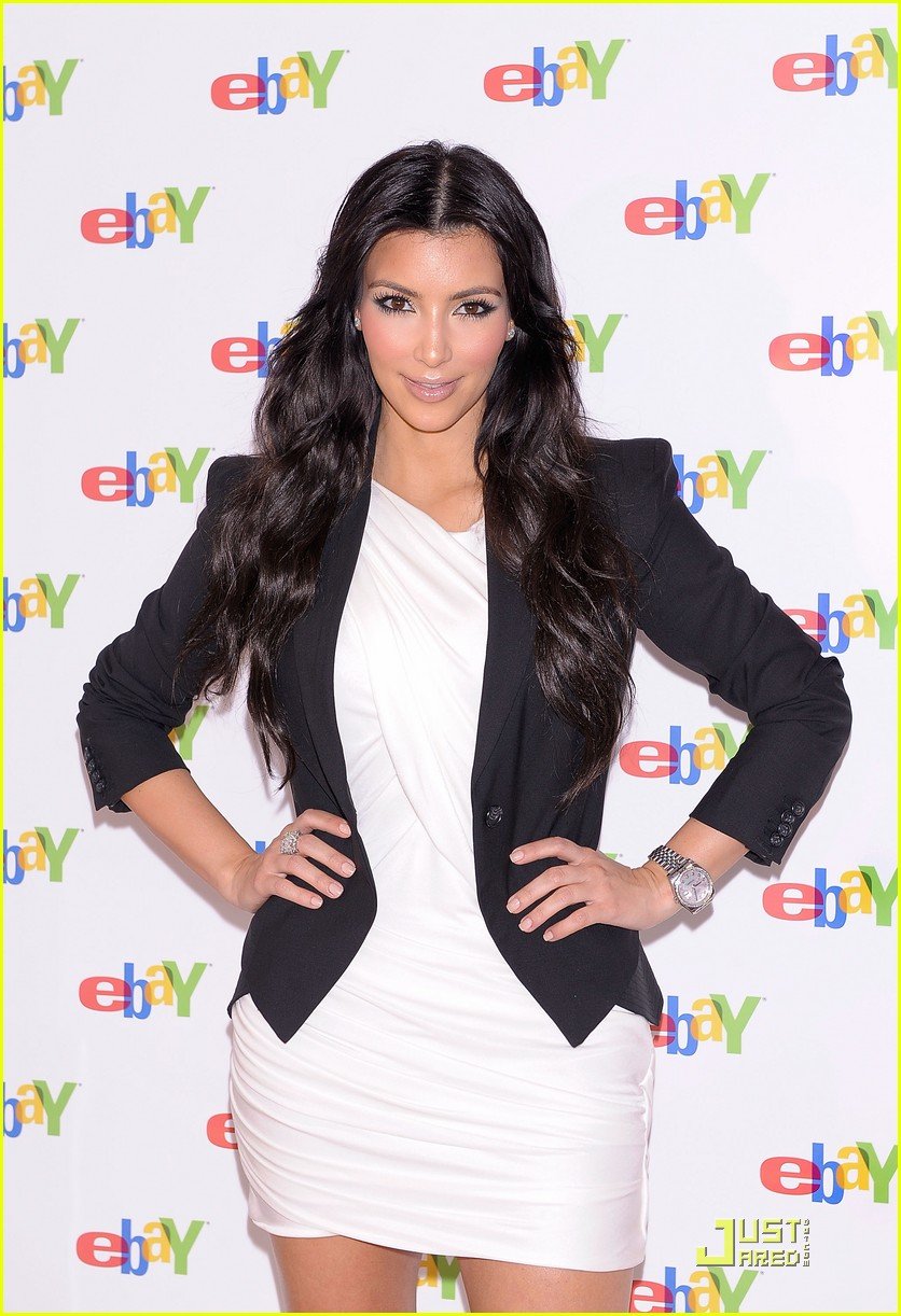 kim kardashian is excited about ebay 062370201