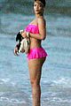 rihanna ruffled pink bikini barbados 01