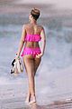 rihanna ruffled pink bikini barbados 06